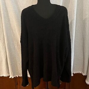 Sanctuary Textured Black Sweater